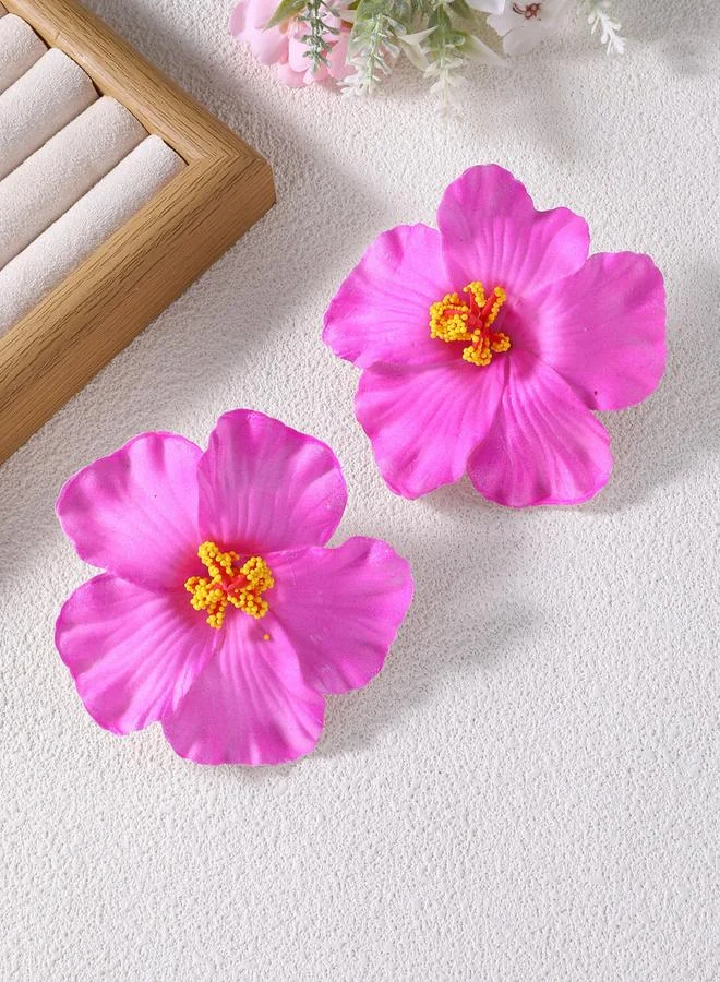 Take Two Pack of 2 - Pink Plumeria Hair Clip