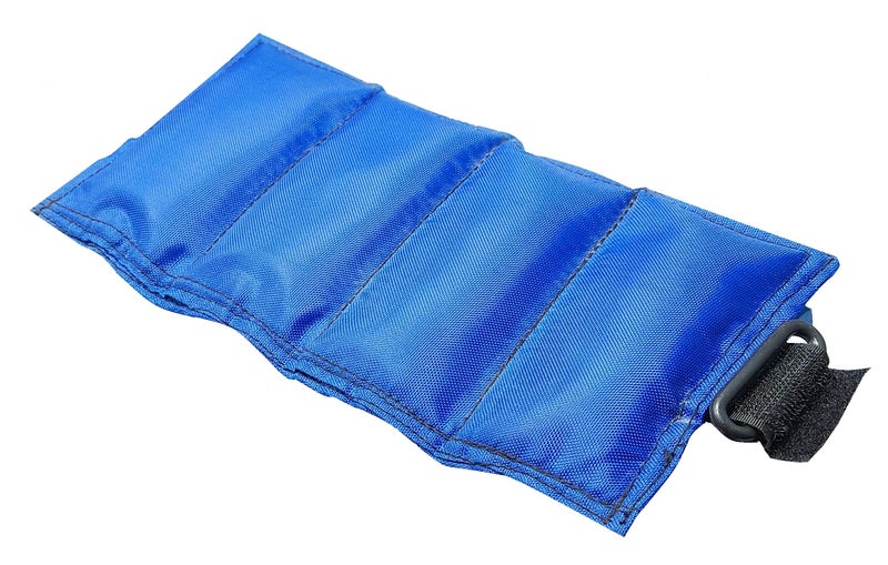 TYCOON PHYSIO SOLUTIONS Physiotherapy Gym & Fitness Instrument Weight Cuffs,Blue (1/2 kg, 1kg, 1.5kg, 2kg) - Image 3