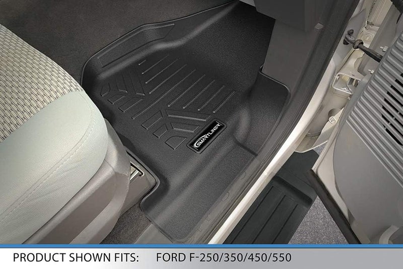 MAX LINER A0116/B0042 Floor Mats for 2012-2016 F-250/F-350/F-450 Super Duty Crew Cab, Black - Image 3