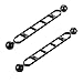 LetonPower Black 11" Double Ball Aluminum Alloy Extension Arm, 1" Ball Head Connector Underwater Arm for Strobe/Video - Image 2