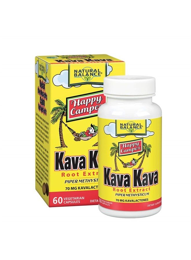 Natural Balance مستخلص جذر الكافا كافا، 60 كبسولة نباتية - Image 1