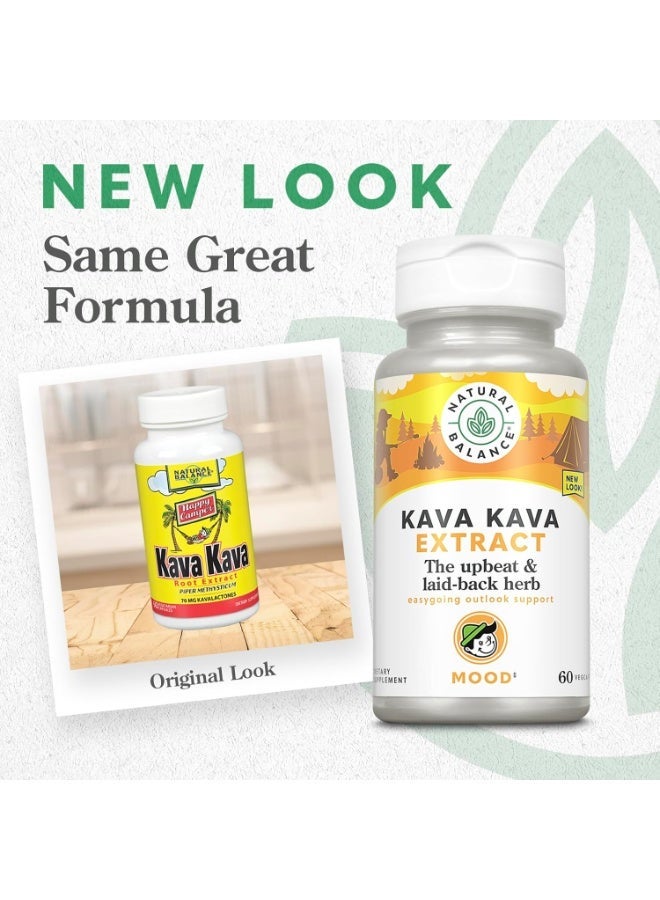 Natural Balance مستخلص جذر الكافا كافا، 60 كبسولة نباتية - Image 2