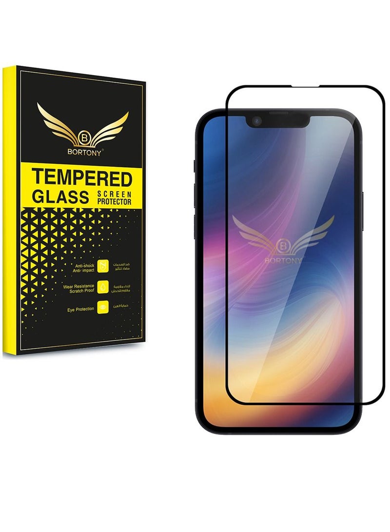 BORTONY Tempered Glass Screen Protector For iPhone 13/13 Pro 6.1 Inch - Image 1