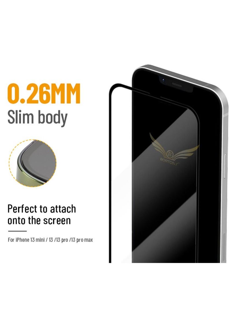 BORTONY Tempered Glass Screen Protector For iPhone 13/13 Pro 6.1 Inch - Image 3