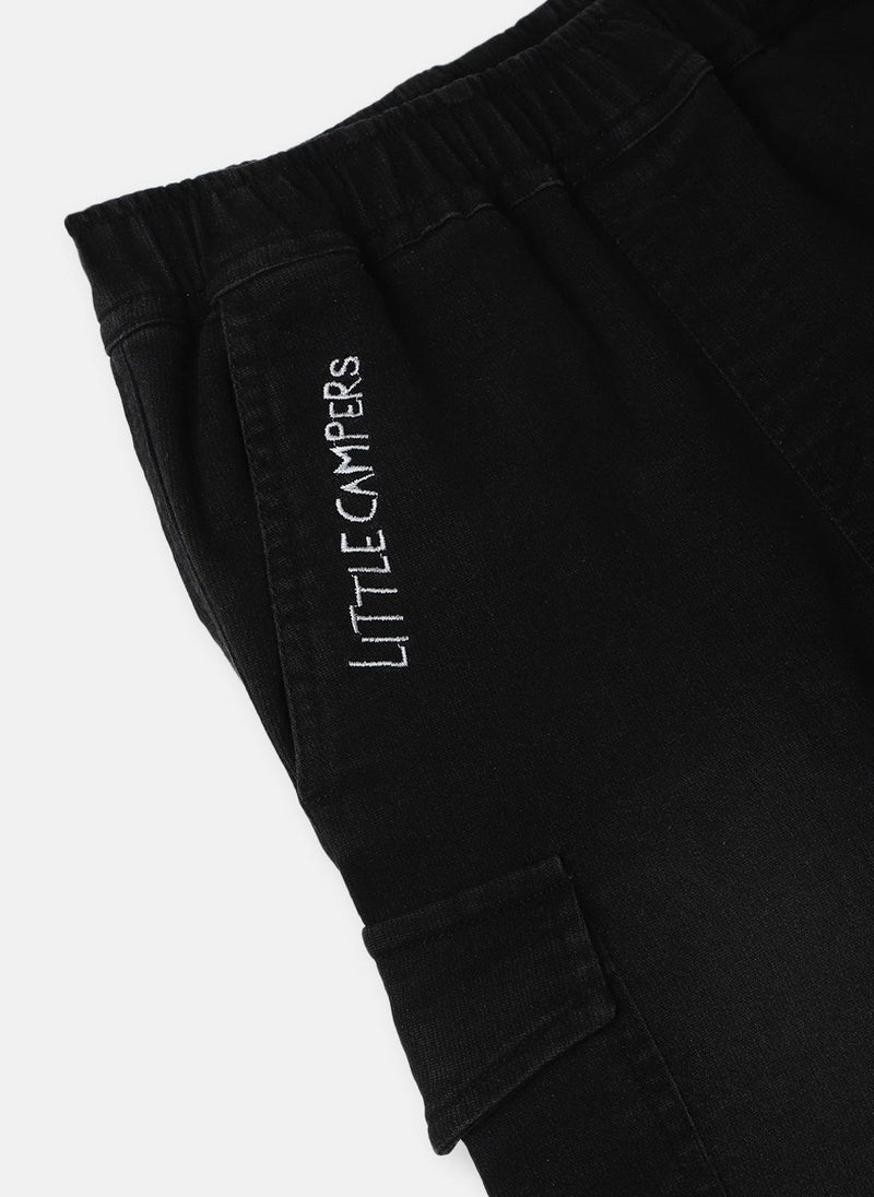 نوتيناتي جينز كارغو قطني دينم باهت للأولاد من نوتيناتى - Image 3