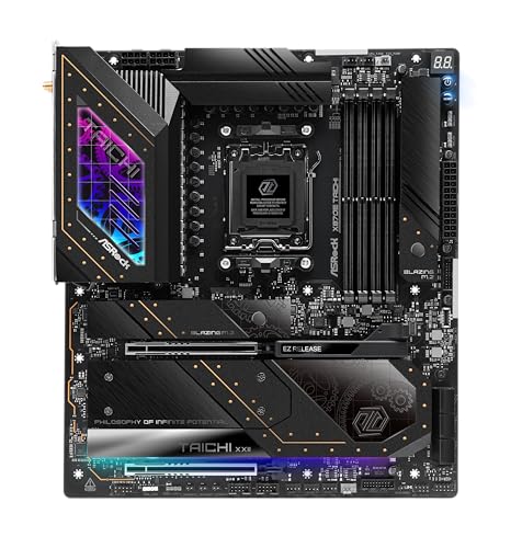 ASRock AMD X870E Taichi Ryzen Socket AM5 X870 Dual Channel DDR5 DIMMs 256 GB 8200 EATX Motherboard M.2 LED WiFi 7 - Image 2