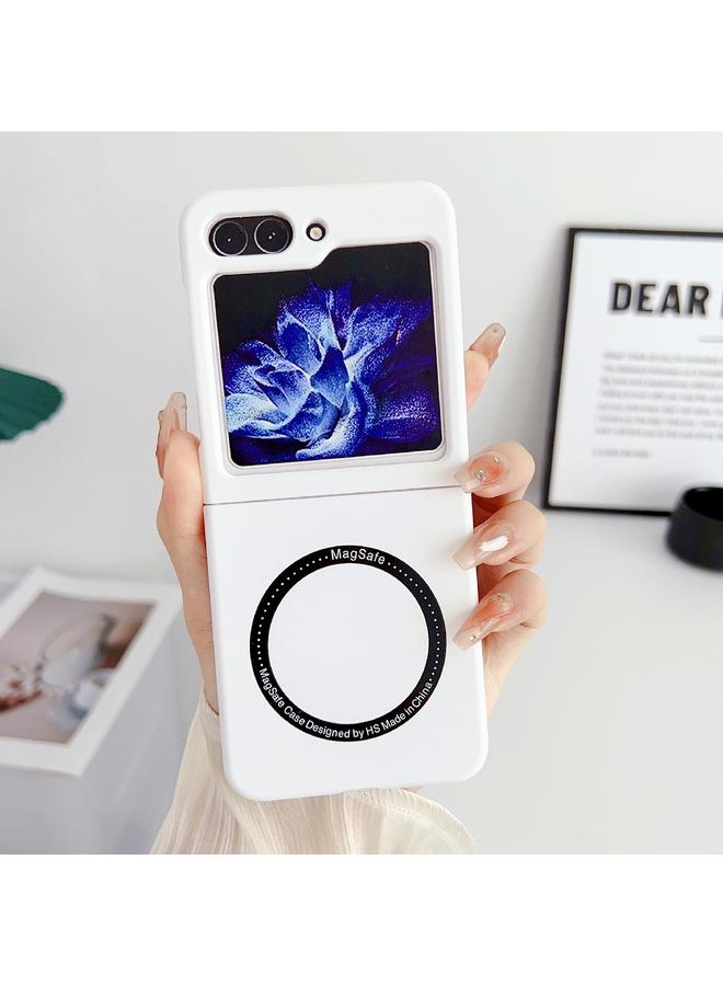 S-TOP Case For Samsung Galaxy Z Flip5 Skin Feel Magsafe Magnetic Shockproof PC Phone Case - Image 1