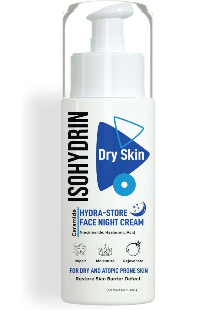 Isohydrin hydra-store face night cream 50ml