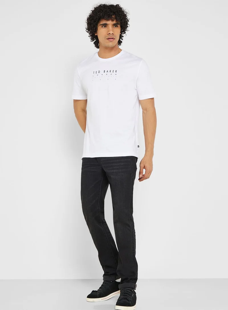 Ted Baker Slogan Crew Neck T-Shirt