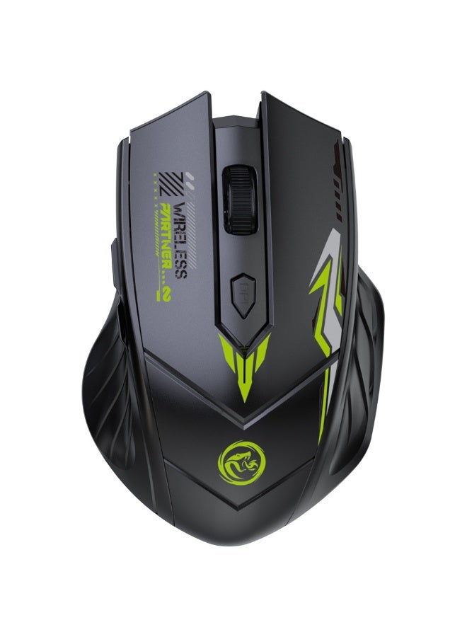 Mecha-Style Wireless Mouse, Bluetooth Dual-Mode, Rechargeable, Silent for Office, Gaming & eSports, Compatible with PC & Laptop