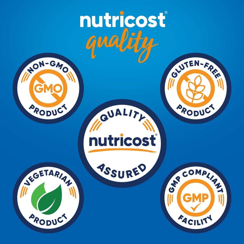 Nutricost كبسولات فيتامين سي مع الزنك من نوتريكوست 120 حصة 1000 ملغ 45 ملغ زنك خالية من الكائنات المعدلة وراثيًا خالية من الغلوتين مكمل فيتامين سي - Image 3