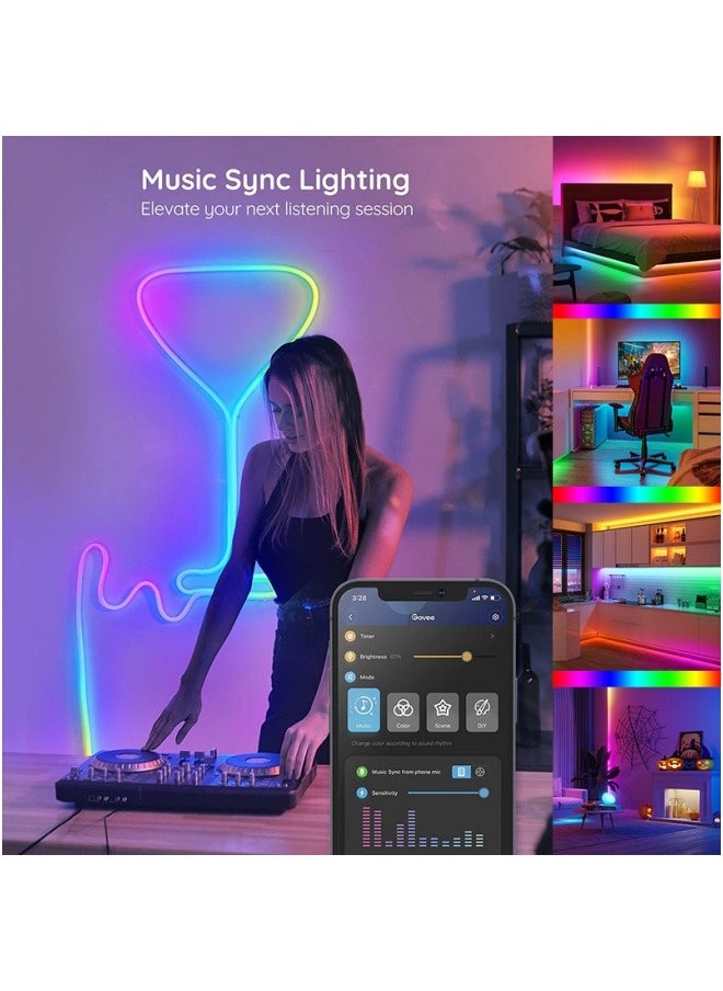 Generic Background Atmosphere Light Strips 5050rgb Color Bluetooth 5v Light Set TV Bedside Bar Atmosphere Light  - Image 2