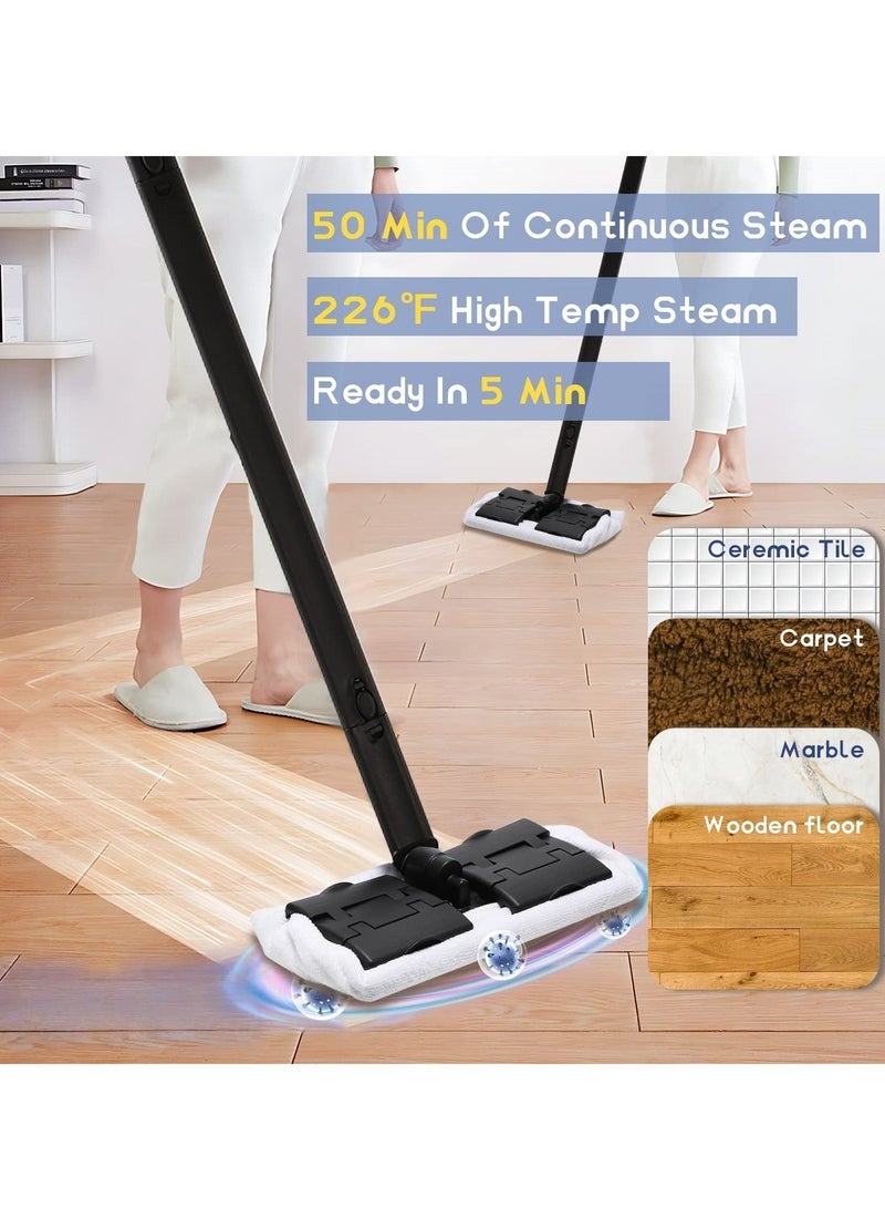 ROBAYSE Steam Cleaner with 13pcs, 2000 W, 4 Bar Steam Pressure, 1.8 Liter Tank Capacity, High Temperature Kills 99.99% of Viruses & Bacteria - Image 2