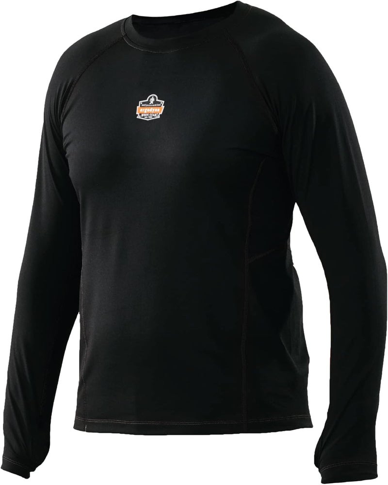 Ergodyne قميص طويل الأكمام حراري من إيرغوداين NFerno 6435 أسود كبير - Image 1