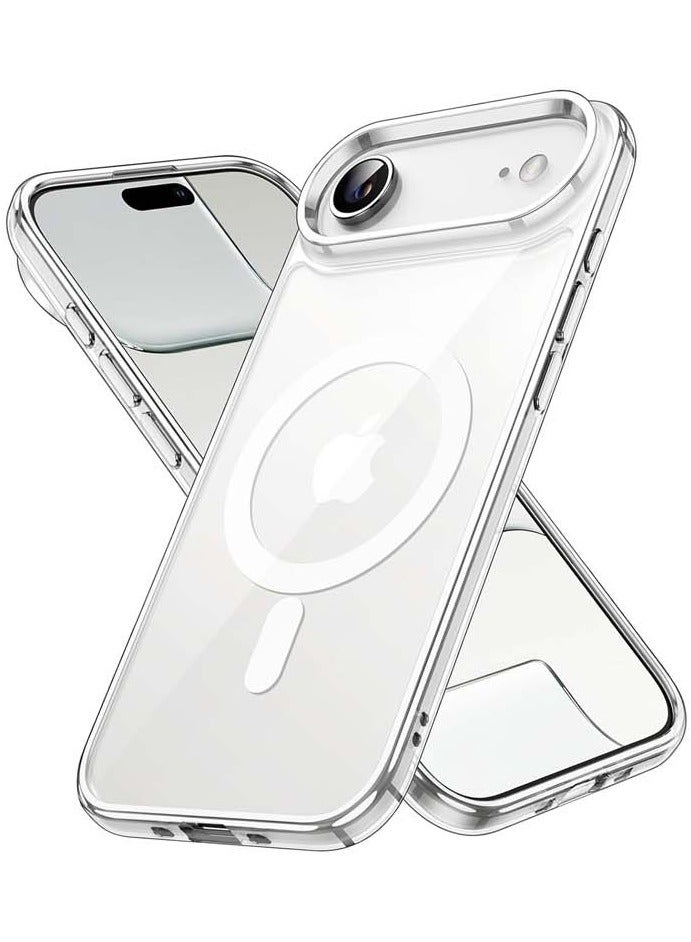 Techie iPhone 17 Air Case Clear MagSafe – Slim Shockproof Anti-Yellowing Protective Cover with Acrylic Hard Back & TPU + PC Bumper, Wireless Charging Compatible - Image 1