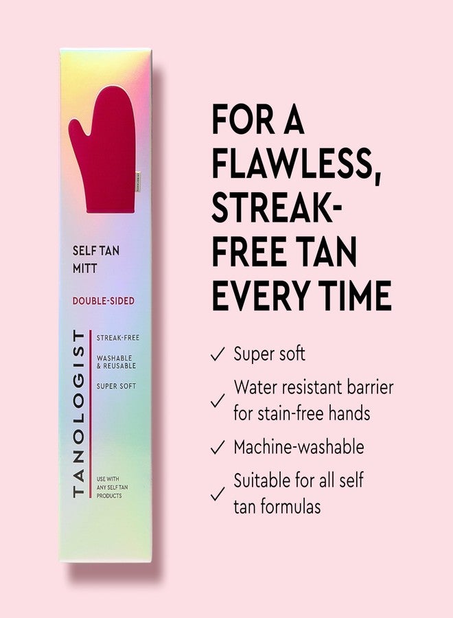 Tanologist Face + Body Mitt Duo, For Tanning Mousse, Water & Gradual Tan, Streak-Free Self-Tanner Application, Use With Face Tanner, Reusable & Machine Washable, Vegan & Cruelty-Free, 2 Count - Image 3