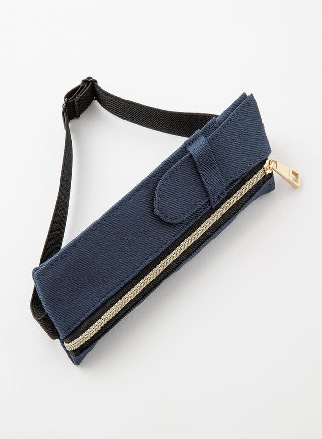 Midori DESIGNPHIL Midori 41823006 Pen Case, Book Band Pen Case, Navy Blue, For B6 - A5 - Image 3