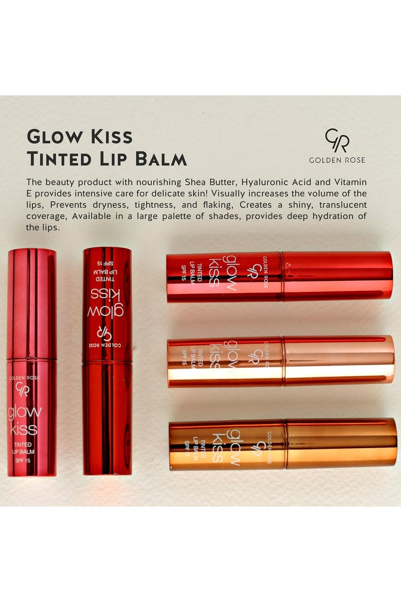 Golden Rose Glow Kiss Tinted Lip Balm 06 - Image 4