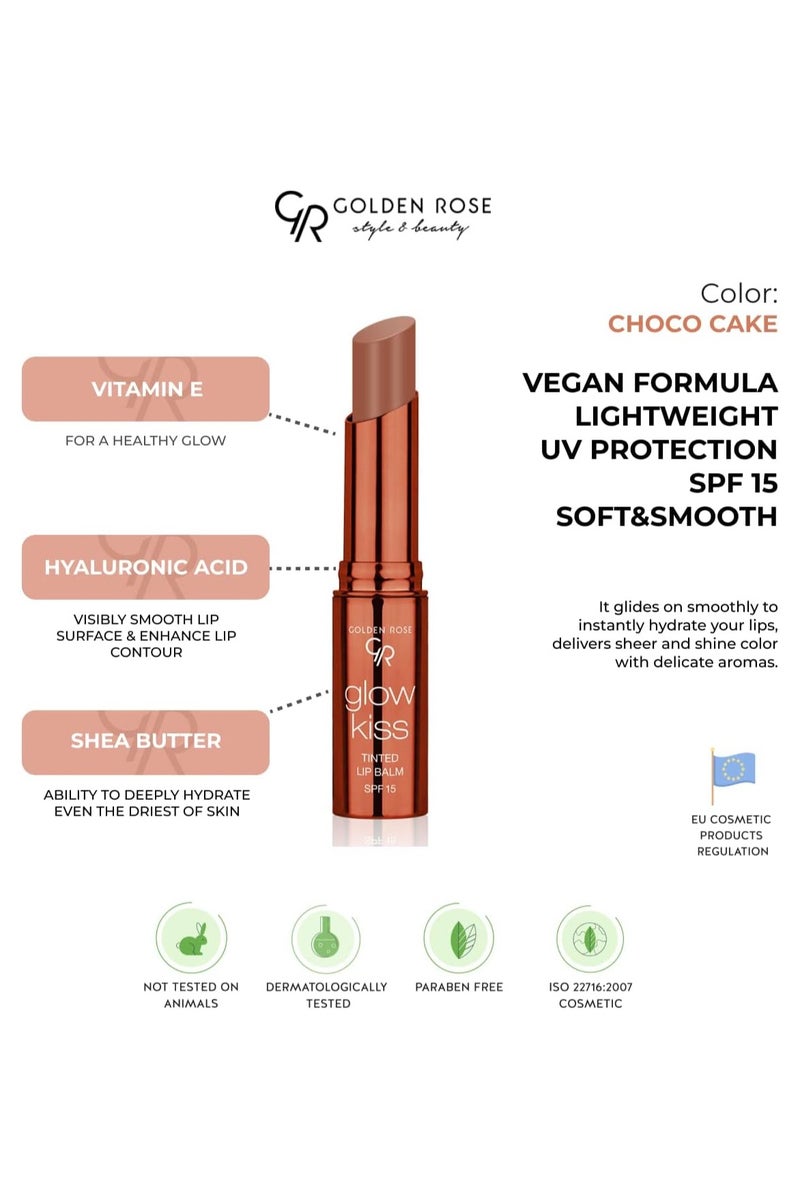 Golden Rose Glow Kiss Tinted Lip Balm 06 - Image 2