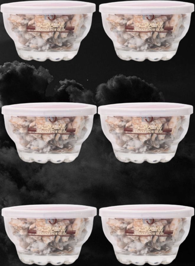 Banafa 6 Pieces Bakhour Hamsah 40 Gram - Image 1
