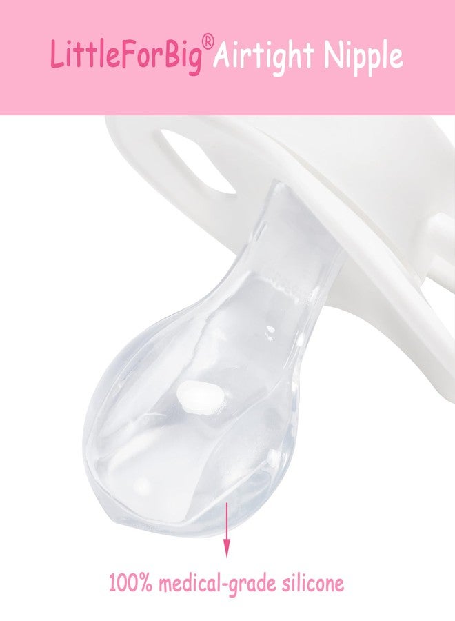 Littleforbig لعبة مصاصة بحجم الكبار من ليتل فور بيغ جيل الثاني بنمط تاج الأميرة باللون الأبيض - Image 5