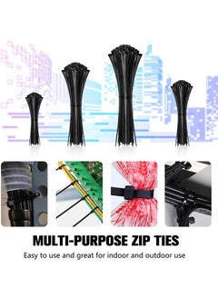 VEYRON VEYRON Cable Ties 300mm x 48mm12 Inch Pack of 100 Premium Zip Ties Self Locking Ultra Strong Heavy Duty Nylon Fastener Organizer Cable Tie Zip Tie for Cable Management  - Image 4