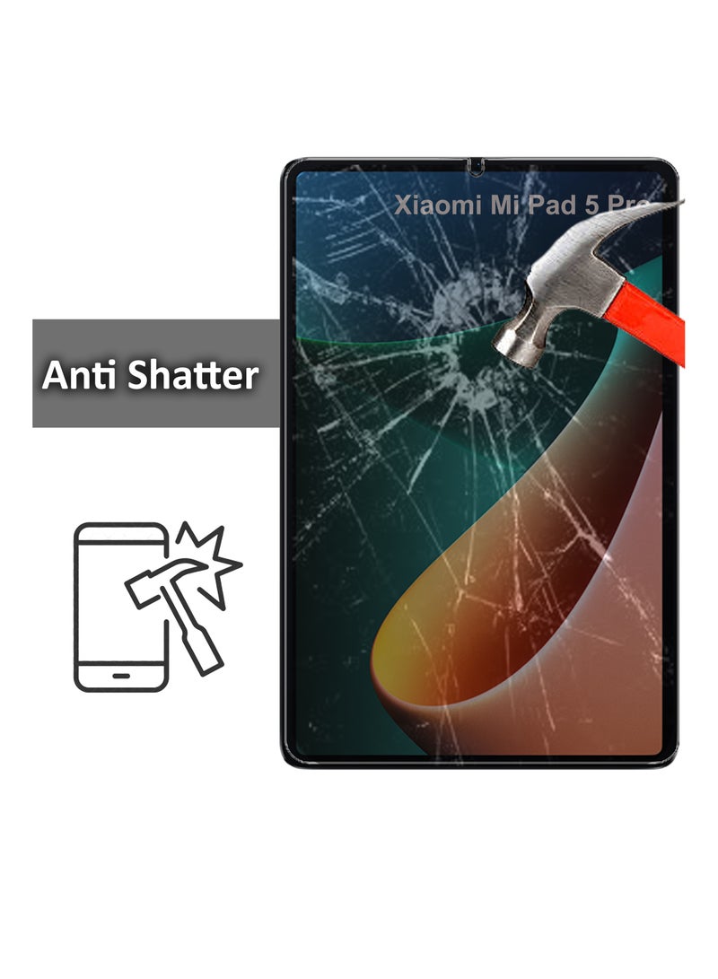 NAFCO Xiaomi Mi Pad 5 Pro 11.0 inch Tempered Glass Screen Protector – High Transparency, Delicate Touch, Anti-Explosion, Smooth Arc Edges, Easy Installation, Screen Protector for Xiaomi Mi Pad 5 Pro 11.0 inch - Image 3