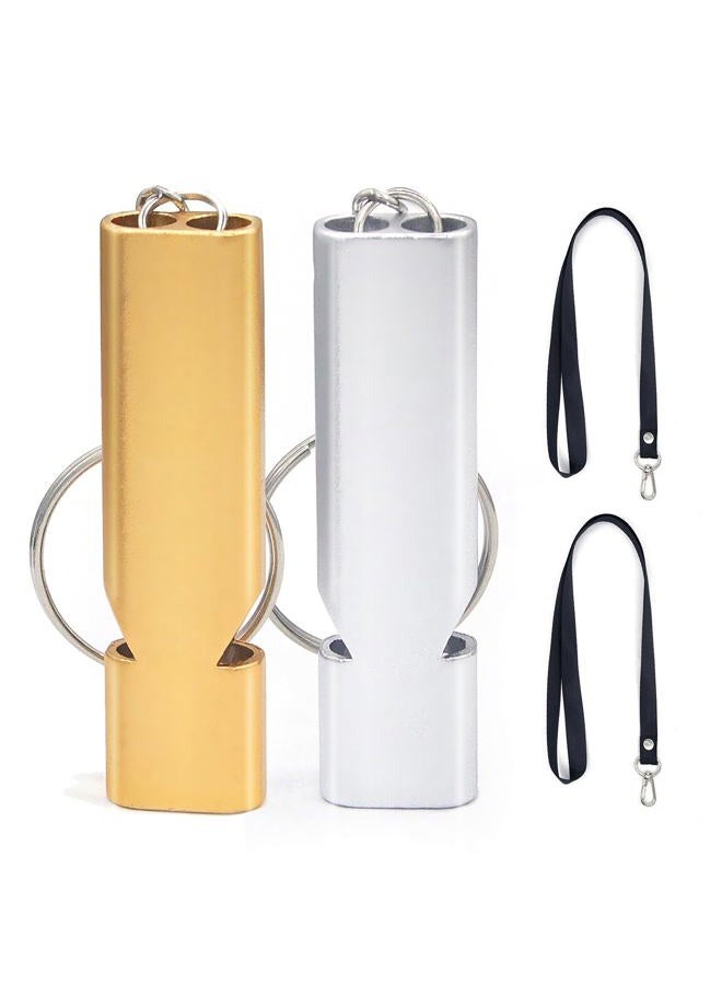 HOYUTNESS 120 dB Loud Emergency Survival Whistle with Lanyard - Suitable for Coaches, Teachers, Dog Training, Kayak Accessories, and Hiking Safety Tool - Image 2