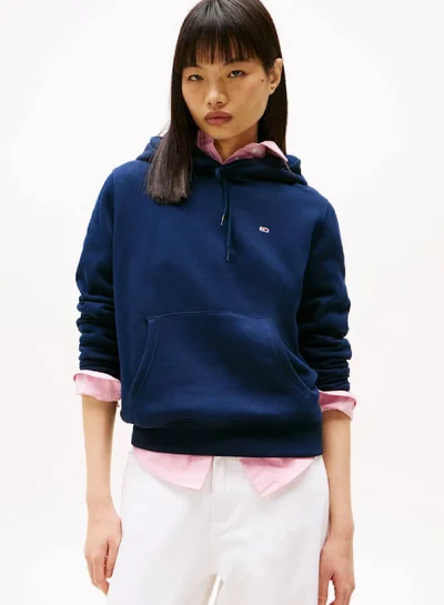 TOMMY JEANS Flag Embroidery Drawstring Hoody