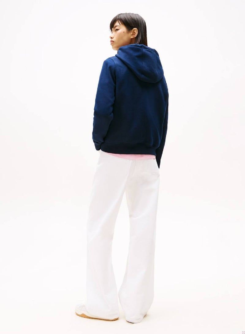 TOMMY JEANS Flag Embroidery Drawstring Hoody  - Image 2