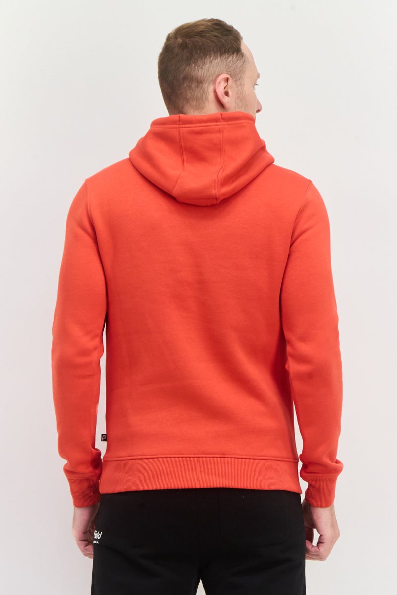 Penfield سويت شيرت بقلنسوة بأكمام طويلة للرجال، أحمر - Image 3