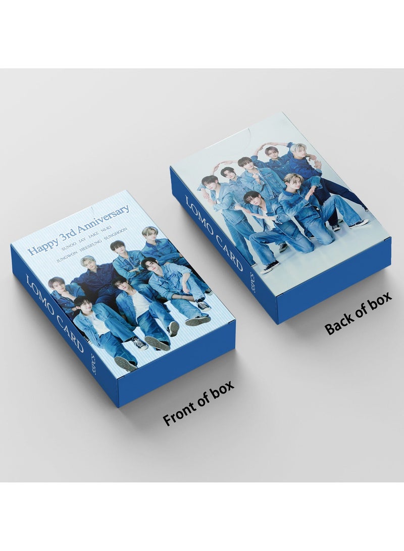 EHOME 55Pcs Enhypen 3rd Anniversary Lomo Card - Image 4