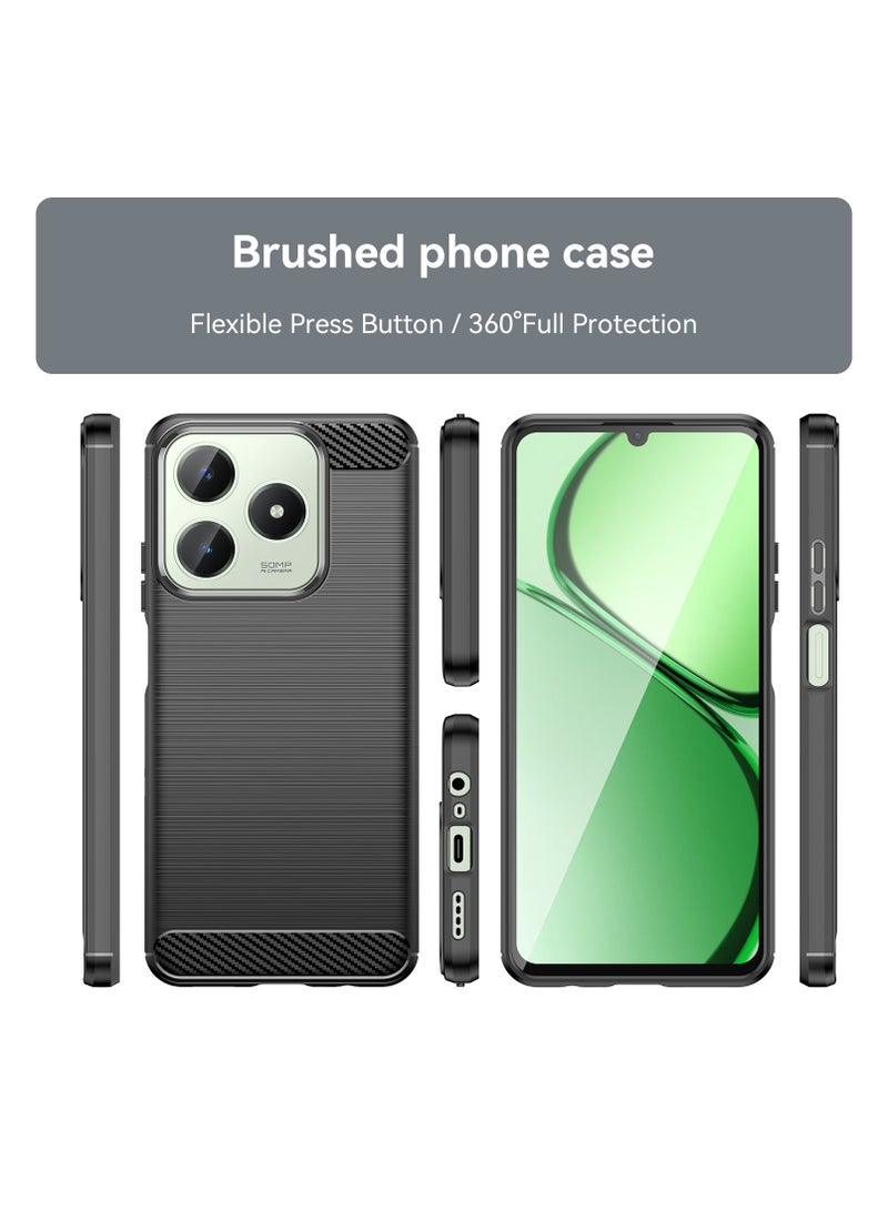 Fankalo جراب هاتف لهاتف Realme C63/ Realme C61 مصنوع من مادة TPU الناعمة والمصقولة ومضاد للانزلاق - Image 2