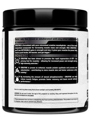 Creatine Monohydrate Pure Micronized Strength And Performance Powder 300g Unflavored - view 2