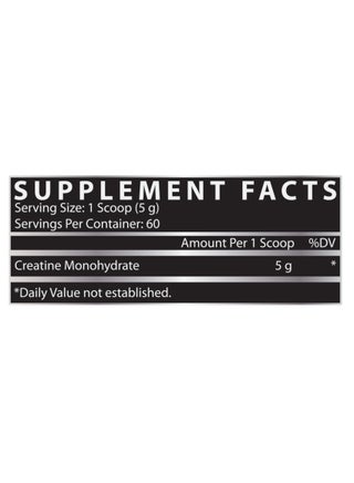Creatine Monohydrate Pure Micronized Strength And Performance Powder 300g Unflavored - view 3