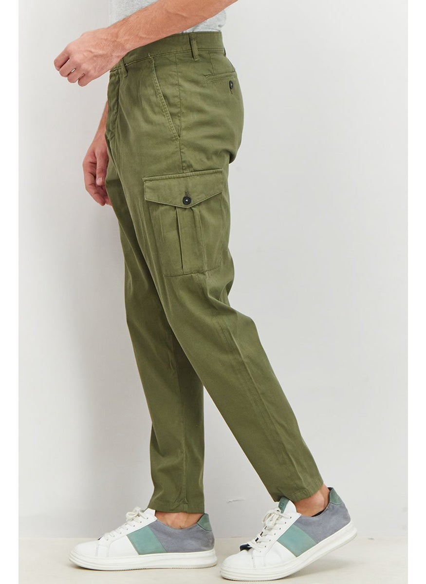 Men Solid Chino Cargo Pants, Olive - pzsku/ZFFB976BEEAFD2396256BZ/45/_/1740492819/a16c7ac4-89fc-46f3-86bf-62096b14b053