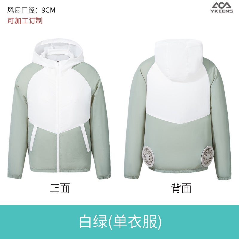 Summer Air Conditioning Clothing Strong Cooling Refrigeration Outdoor Work Men'S And Women'S Electric Welding Heatstroke Prevention Workshop Overalls - Image 1