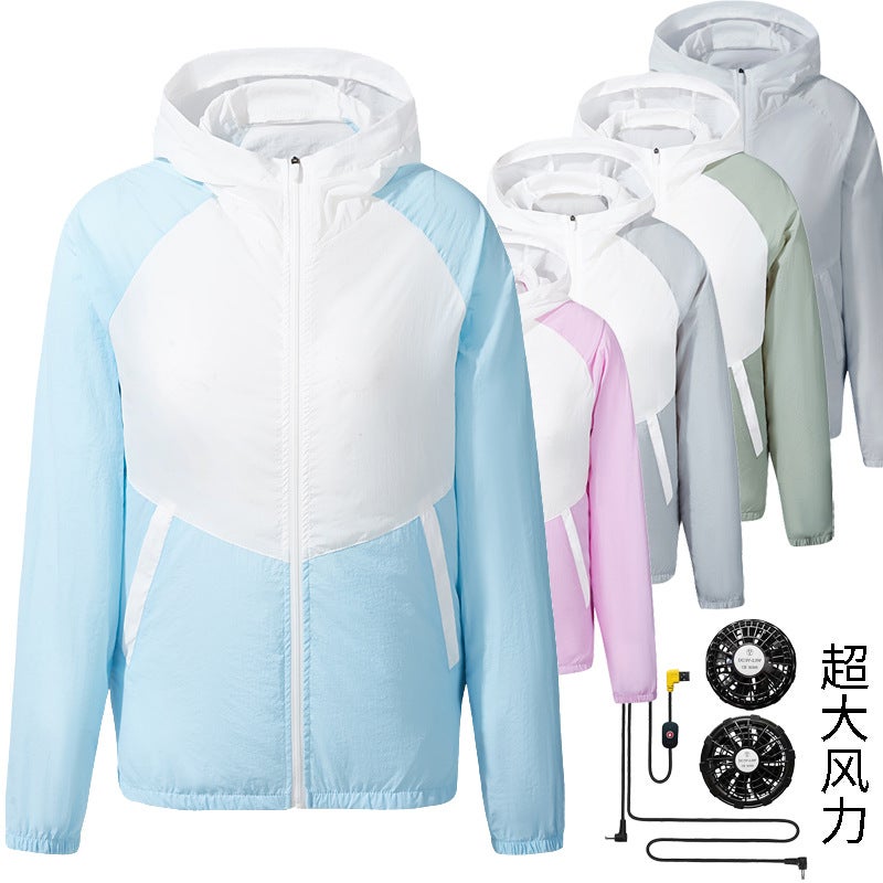 Summer Air Conditioning Clothing Strong Cooling Refrigeration Outdoor Work Men'S And Women'S Electric Welding Heatstroke Prevention Workshop Overalls - Image 2