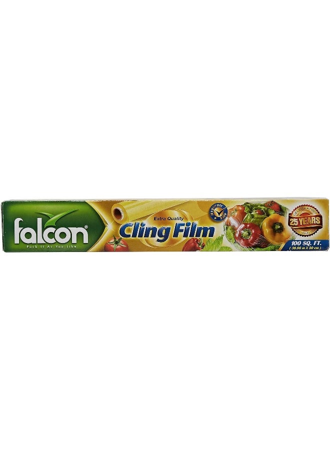 Falcon Cling Film Transparent 30.96x0.30meter Transparent 30.96x0.30meter - Image 1