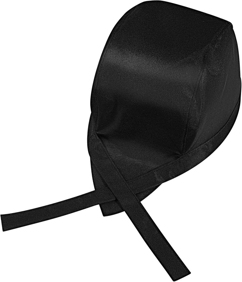 3Pcs Chef Hats Adjustable Kitchen Chef Hats Food Service Hats Men Women Chef Skull Caps for Adults (Black) - Image 1