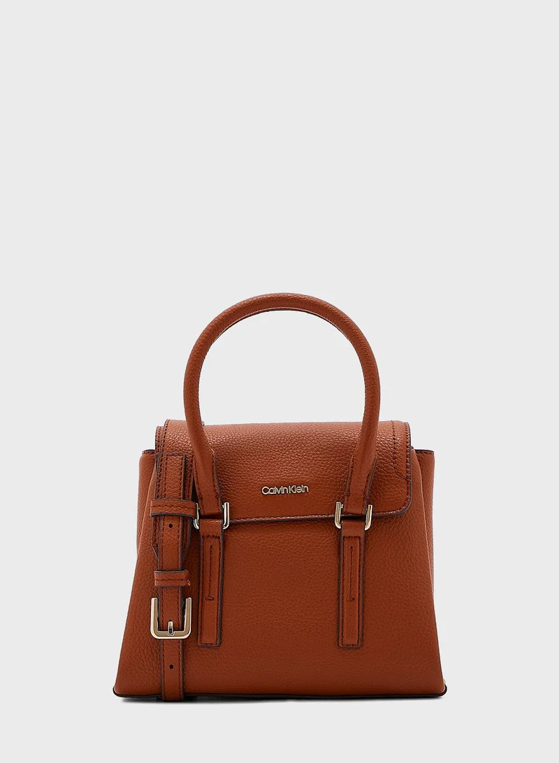CALVIN KLEIN Elevated Top Handle Satchel