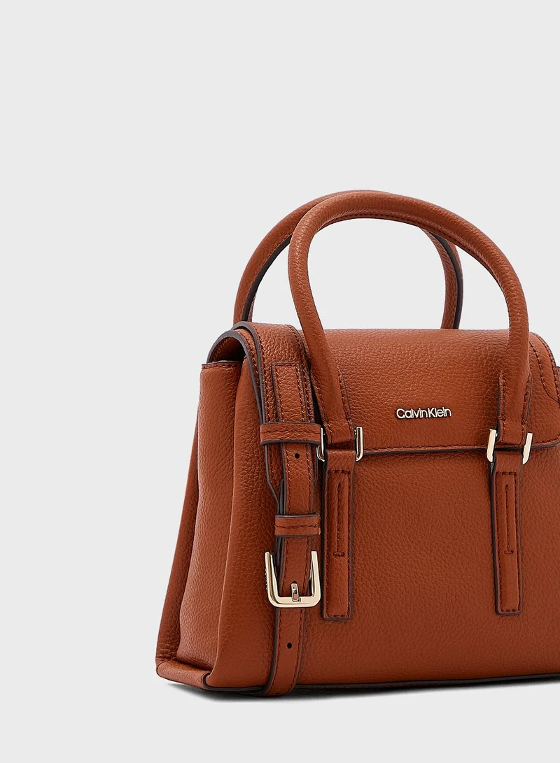 CALVIN KLEIN Elevated Top Handle Satchel