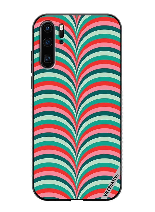 VR CREATIVE Protective Case Cover For Huawei P30 Pro Strips Design Multicolour - Image 1