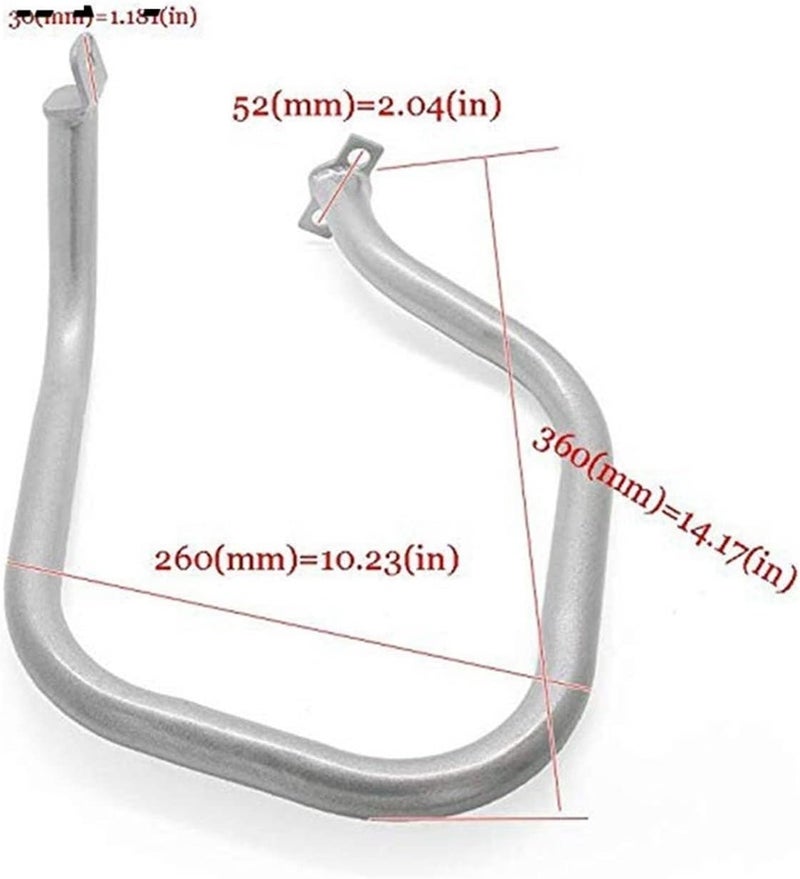 QASULER Motorcycle Crash Bar Engine Guard Protector - Image 3