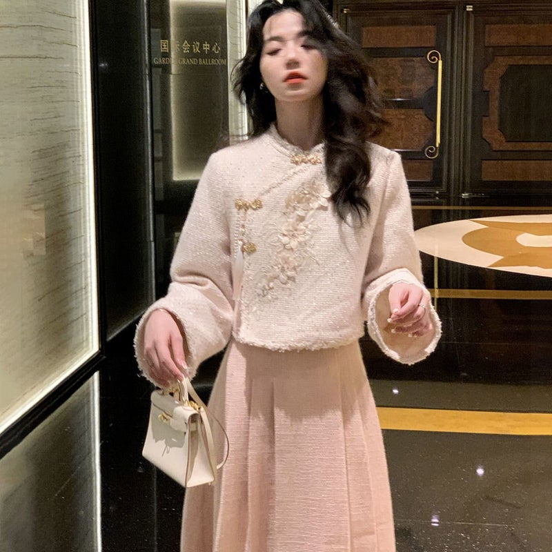 Chic Modern Hanfu Set Women Autumn 2023 suit# 【Collection Attention Store Priority Delivery】】