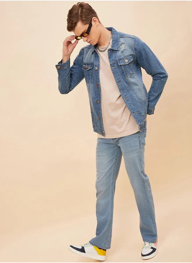 هاي ستار Mens Blue Jeans