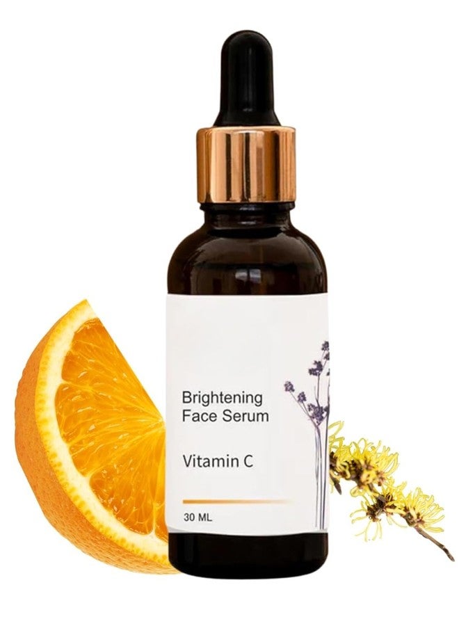 PleasingCare سيروم فيتامين سي للتألق والتبييض، سيروم فيتامين سي العضوي | سيرومات الوجه اليومية | سيروم للتصبغات والبقع الداكنة، سيروم للوجه للنساء (سيروم وجه-1، عبوة من 1) - Image 1