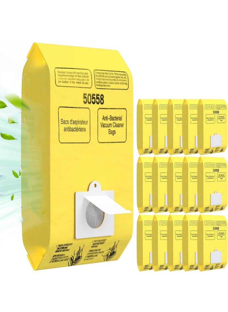 SYOSI Vacuum Bags for Kenmore Vacuum, HEPA Filtration Replacement Bags, Compatible with Canister Models Type C/Q 5055, 50555-50558 & C-5/C-18/53292, Fits 200/400/600/700/800 Series (15-Pack) - Image 1