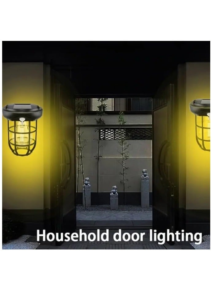 مصباح شمسي معلق محمول – مصباح استشعار متعدد الوظائف ومقاوم للماء للاستخدام الخارجي - Image 2