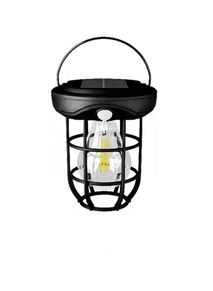 مصباح شمسي معلق محمول – مصباح استشعار متعدد الوظائف ومقاوم للماء للاستخدام الخارجي - Image 1